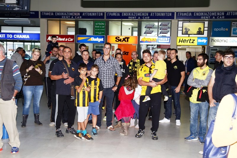 ΑΕΚ: Αποθέωση στα Χανιά (photos)