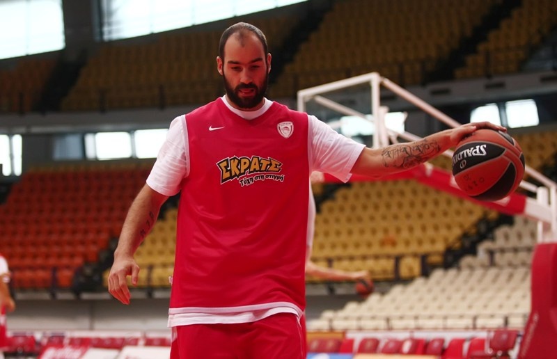 Ολυμπιακός: Η προπόνηση στο ΣΕΦ (photos)