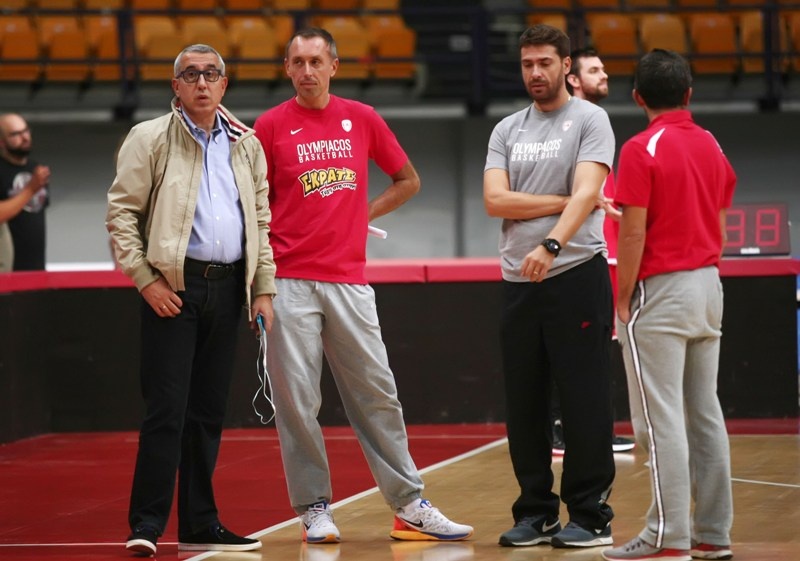 Ολυμπιακός: Η προπόνηση στο ΣΕΦ (photos)