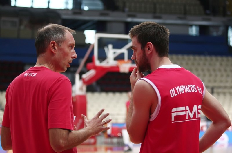 Ολυμπιακός: Η προπόνηση στο ΣΕΦ (photos)
