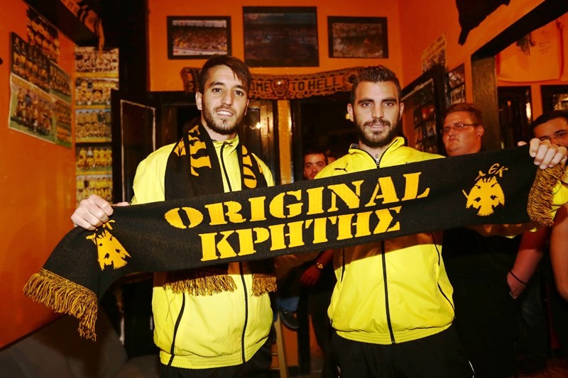 ΑΕΚ: Στην Original Χανίων Πεταυράκης και Ντούνης (photos)