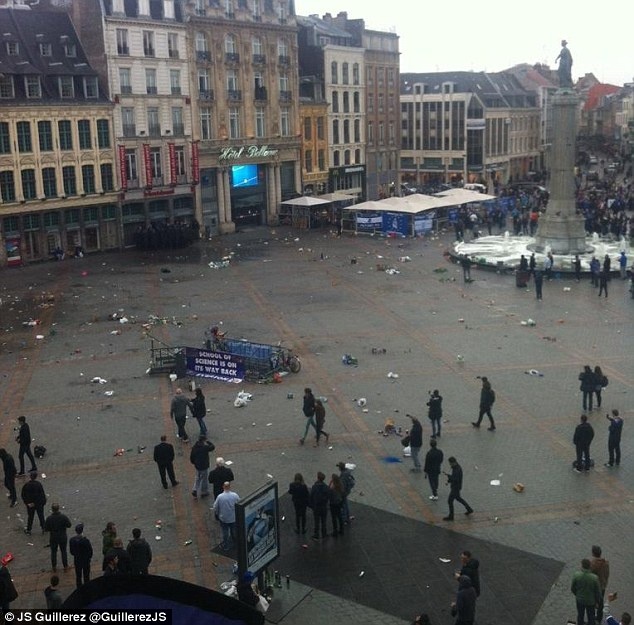 Λιλ – Έβερτον: Σοβαρά επεισόδια στους δρόμους της πόλης (photos)