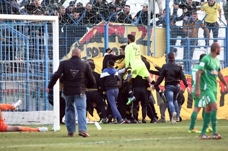 Αχαρναϊκός – ΑΕΚ 1-2: Το ξέσπασμα χαράς στο τέλος (photos)