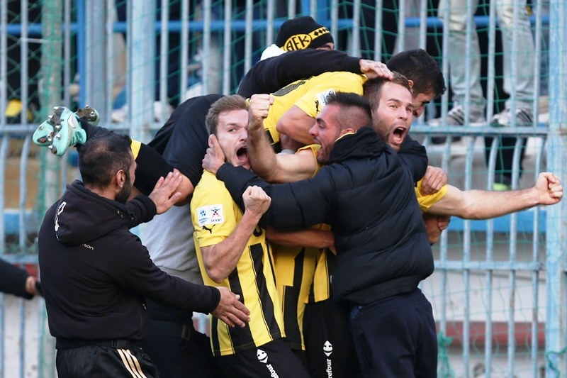 Αχαρναϊκός – ΑΕΚ 1-2: Το ξέσπασμα χαράς στο τέλος (photos)