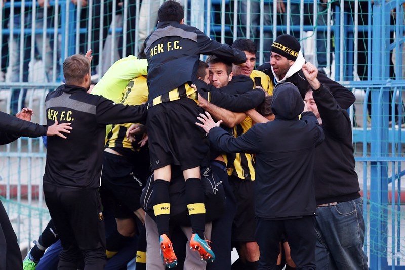 Αχαρναϊκός – ΑΕΚ 1-2: Το ξέσπασμα χαράς στο τέλος (photos)