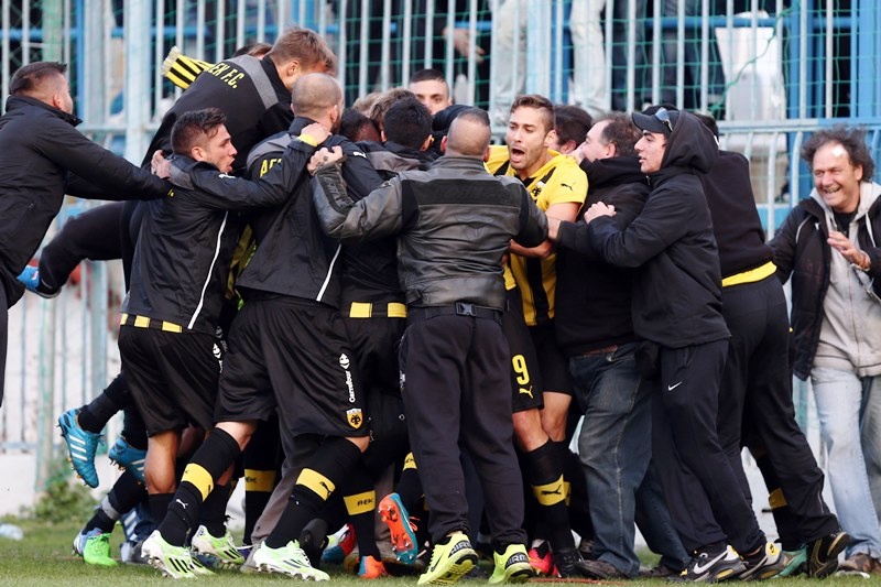Αχαρναϊκός – ΑΕΚ 1-2: Το ξέσπασμα χαράς στο τέλος (photos)