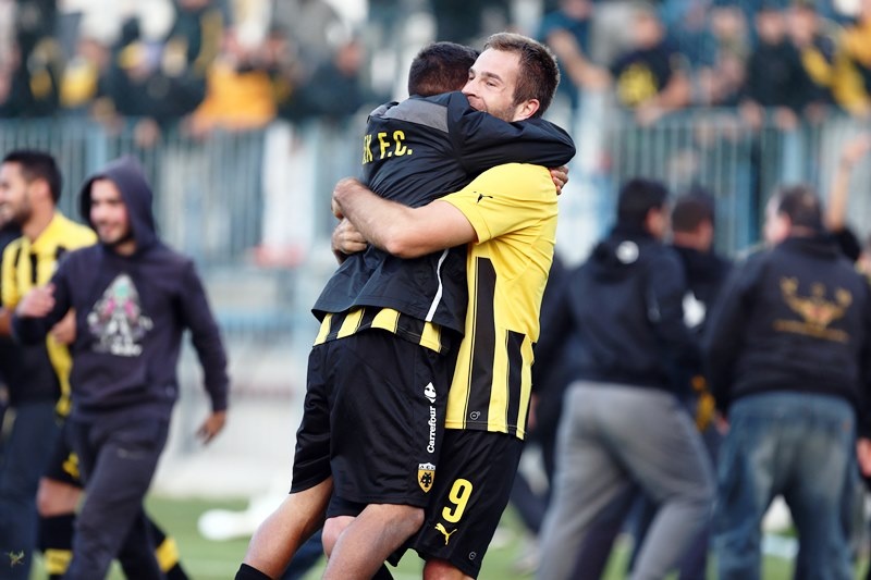 Αχαρναϊκός – ΑΕΚ 1-2: Το ξέσπασμα χαράς στο τέλος (photos)