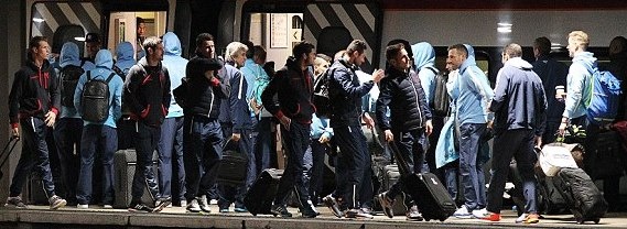 Πρέμιερ Λιγκ: Τυχαία συνάντηση Σίτι και Κρίσταλ Πάλας στο τρένο (photo)