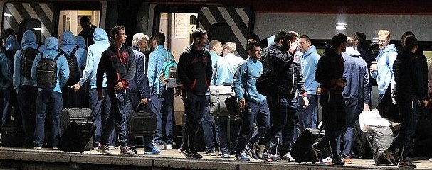 Πρέμιερ Λιγκ: Τυχαία συνάντηση Σίτι και Κρίσταλ Πάλας στο τρένο (photo)