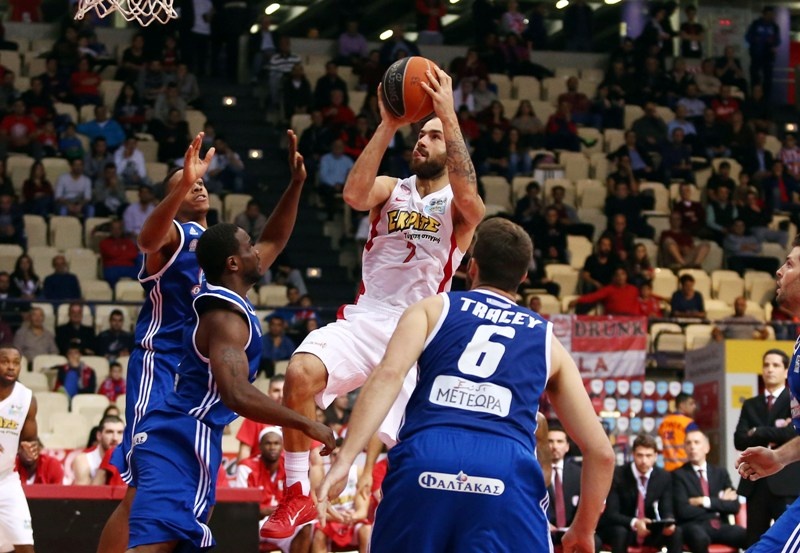 Basket League: Ολυμπιακός - Τρίκαλα BC 87-72 (photos)