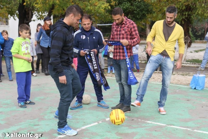 ΑΕΛ Καλλονής: Στα… θρανία οι παίκτες (photos)