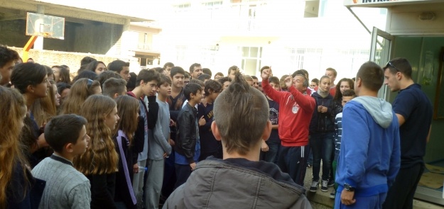 Κόροιβος Αμαλιάδας: Στο 1ο Γυμνάσιο (photos)