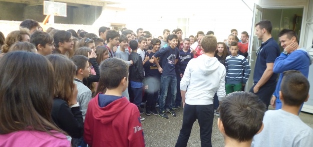Κόροιβος Αμαλιάδας: Στο 1ο Γυμνάσιο (photos)
