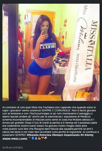 Ίντερ: Η «καυτή» οπαδός που... τελείωσε τον Ματσάρι! (photos)