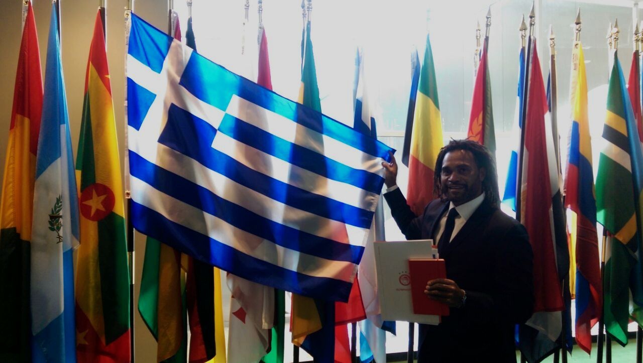 Ολυμπιακός: Ο Καρεμπέ στα Ηνωμένα Έθνη (photos)