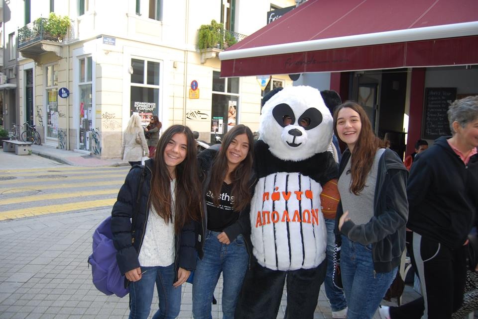 Απόλλωνας Πατρών: Νέα βόλτα η μασκότ (photos)