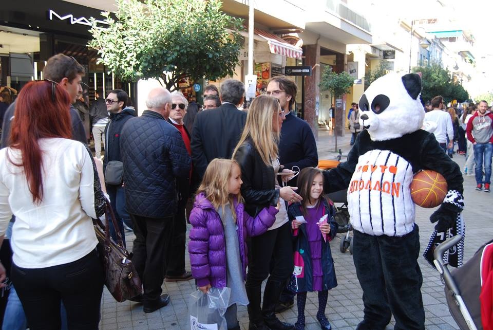 Απόλλωνας Πατρών: Νέα βόλτα η μασκότ (photos)