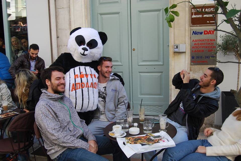 Απόλλωνας Πατρών: Νέα βόλτα η μασκότ (photos)