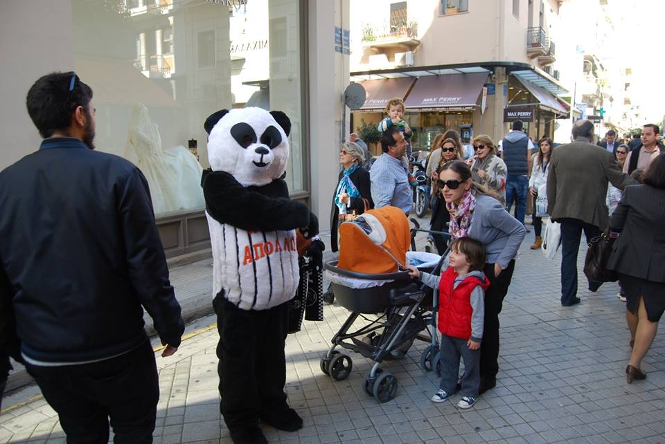 Απόλλωνας Πατρών: Νέα βόλτα η μασκότ (photos)