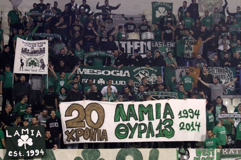 Παναθηναϊκός: Τα κλικ από τη Λαμία (photos)