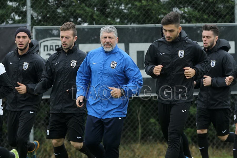 ΠΑΟΚ: Αισιοδοξία Τζιόλη, Κλάους, Τζαβέλλα (photos+video)