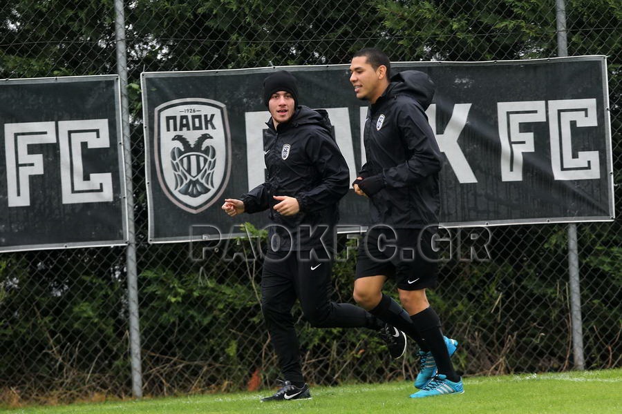 ΠΑΟΚ: Αισιοδοξία Τζιόλη, Κλάους, Τζαβέλλα (photos+video)