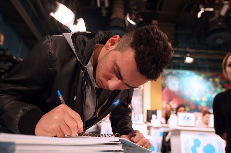 Παναθηναϊκός: Δώνης και Ρισβάνης στον τηλεμαραθώνιο (photos)