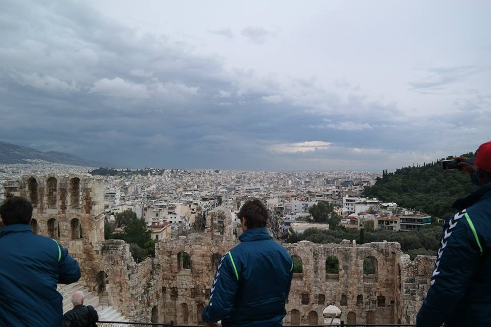 Στον Ιερό Βράχο της Ακρόπολης  η Εστορίλ (photos)