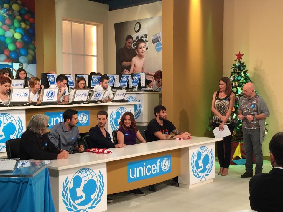 Ολυμπιακός: Η εκπροσώπηση στη Unicef (video+photos)
