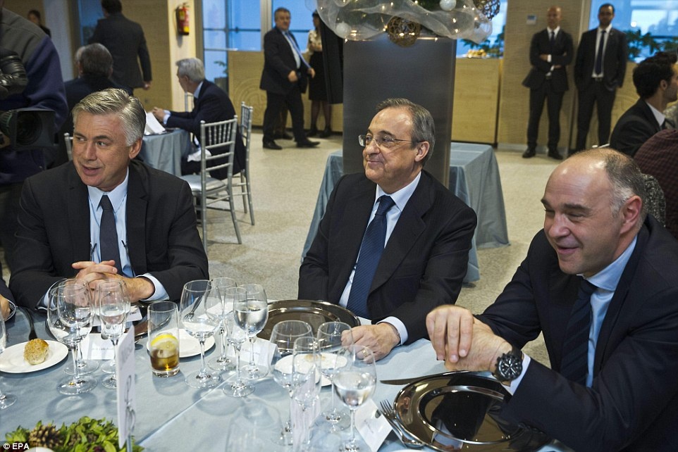 Με τα αστέρια της ποδοσφαιρικής Ρεάλ ο Μπουρούσης στη γιορτή της  «βασίλισσας» (videos+ photos)
