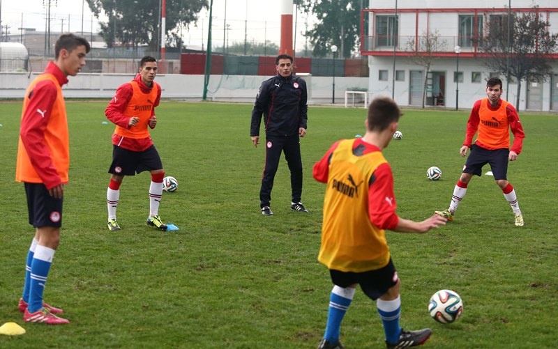 Ολυμπιακός: Δεύτερη προπόνηση Elite Group με Μίτσελ (photos)