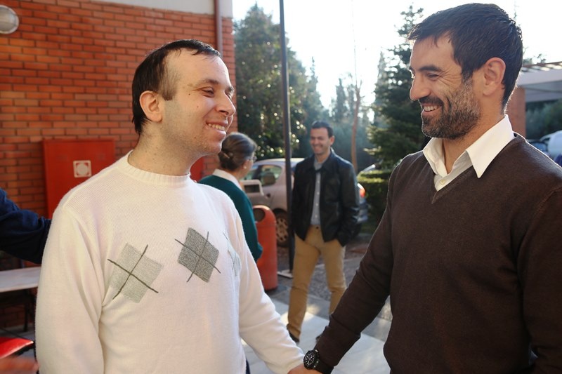 Εθνική Ελλάδας: Επίσκεψη στο σύλλογο Συνδρόμου Down (photos)