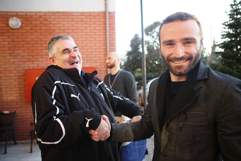 Εθνική Ελλάδας: Επίσκεψη στο σύλλογο Συνδρόμου Down (photos)