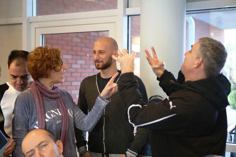 Εθνική Ελλάδας: Επίσκεψη στο σύλλογο Συνδρόμου Down (photos)