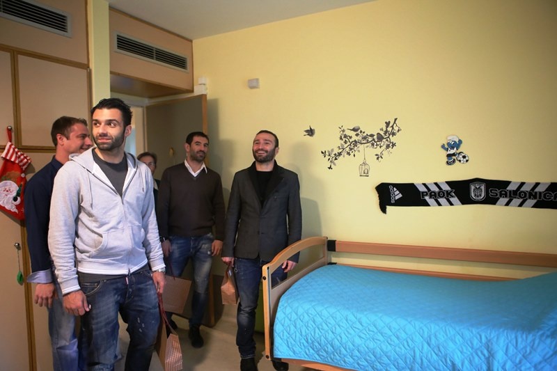 Εθνική Ελλάδας: Επίσκεψη στο σύλλογο Συνδρόμου Down (photos)