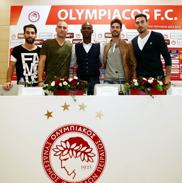 Ολυμπιακός: Αποχαιρέτισαν Αμπιντάλ οι Ρομπέρτο, Μποτία, Ντουρμάζ και Κασάμι (photos)