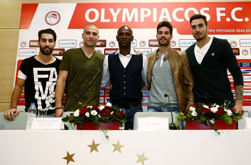 Ολυμπιακός: Αποχαιρέτισαν Αμπιντάλ οι Ρομπέρτο, Μποτία, Ντουρμάζ και Κασάμι (photos)