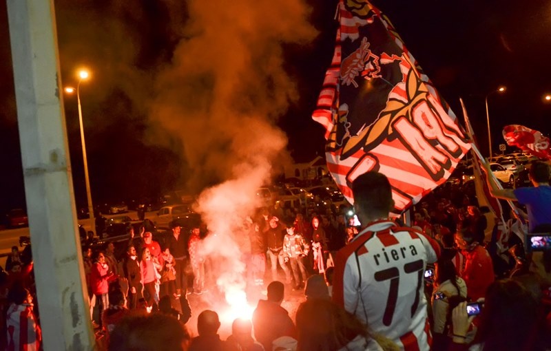 Ολυμπιακός: Αποθέωση στην Μυτιλήνη (photos)