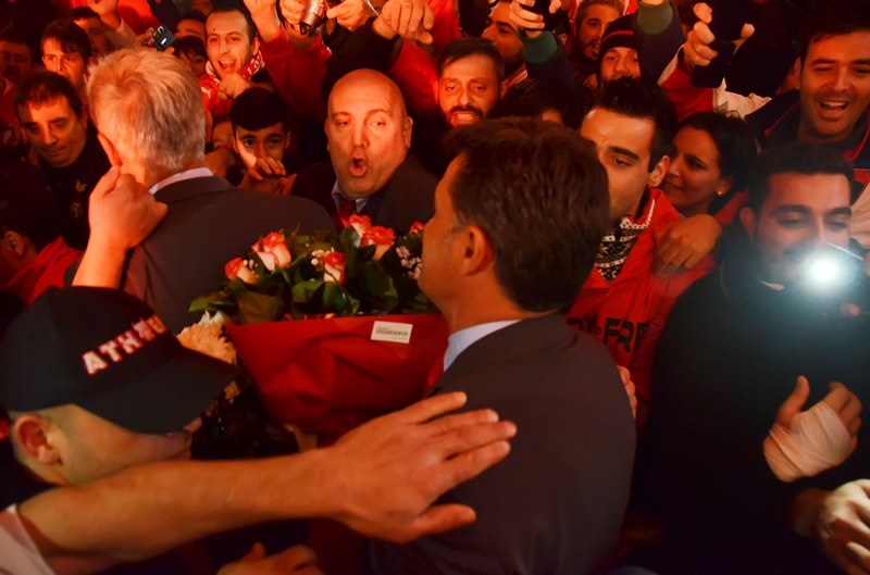 Ολυμπιακός: Αποθέωση στην Μυτιλήνη (photos)