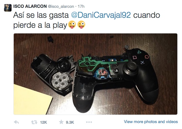 Ρεάλ: Ο Καρβαχάλ διέλυσε το χειριστήριο επειδή έχασε στο FIFA! (photo)