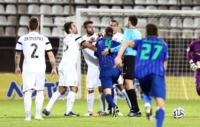 Λεβαδειακός - ΠΑΟΚ: Καρέ καρέ τα «μπουκέτα» Μάντζιου και Τζαβέλλα (photos)