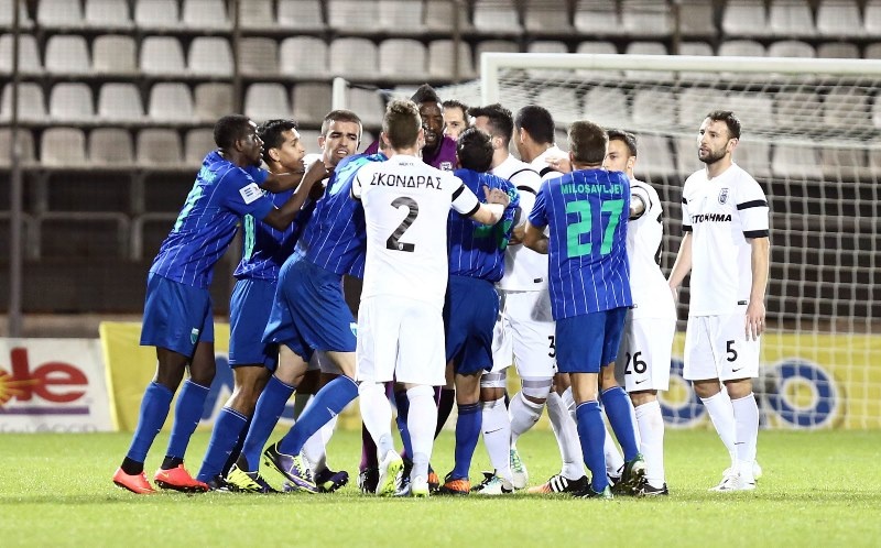 Λεβαδειακός - ΠΑΟΚ: Καρέ καρέ τα «μπουκέτα» Μάντζιου και Τζαβέλλα (photos)