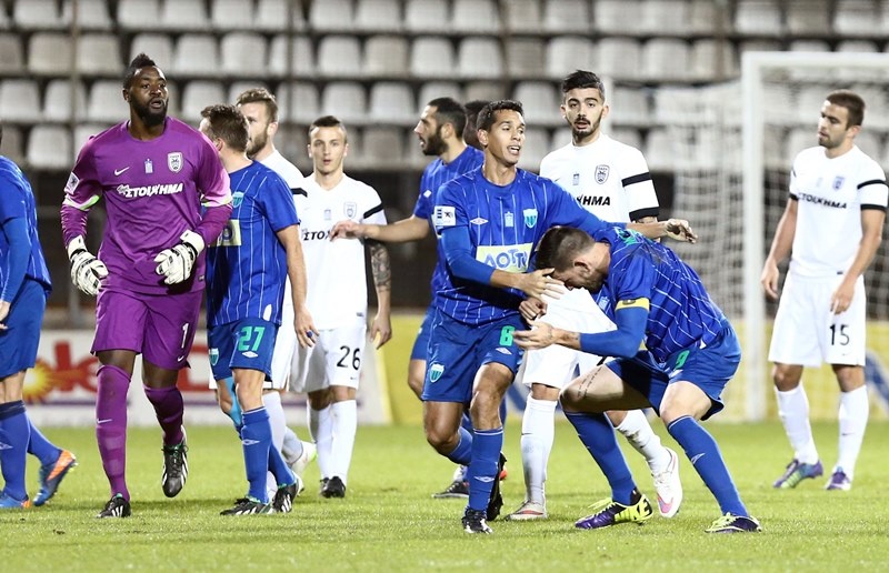 Λεβαδειακός - ΠΑΟΚ: Καρέ καρέ τα «μπουκέτα» Μάντζιου και Τζαβέλλα (photos)