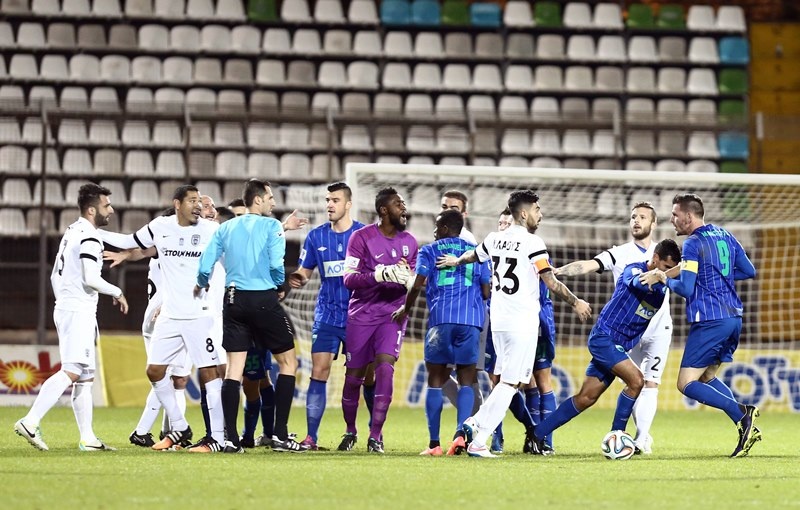 Λεβαδειακός - ΠΑΟΚ: Καρέ καρέ τα «μπουκέτα» Μάντζιου και Τζαβέλλα (photos)