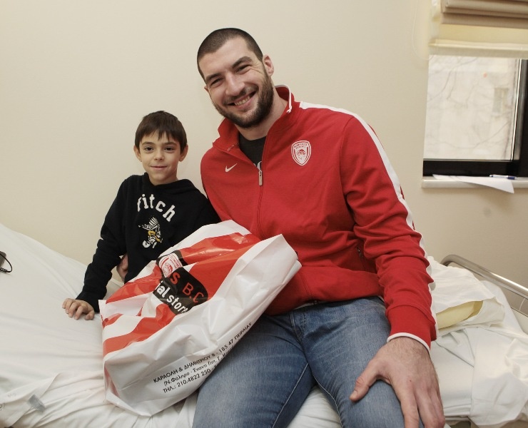 Ολυμπιακός: Χαρά στα παιδιά (photos)