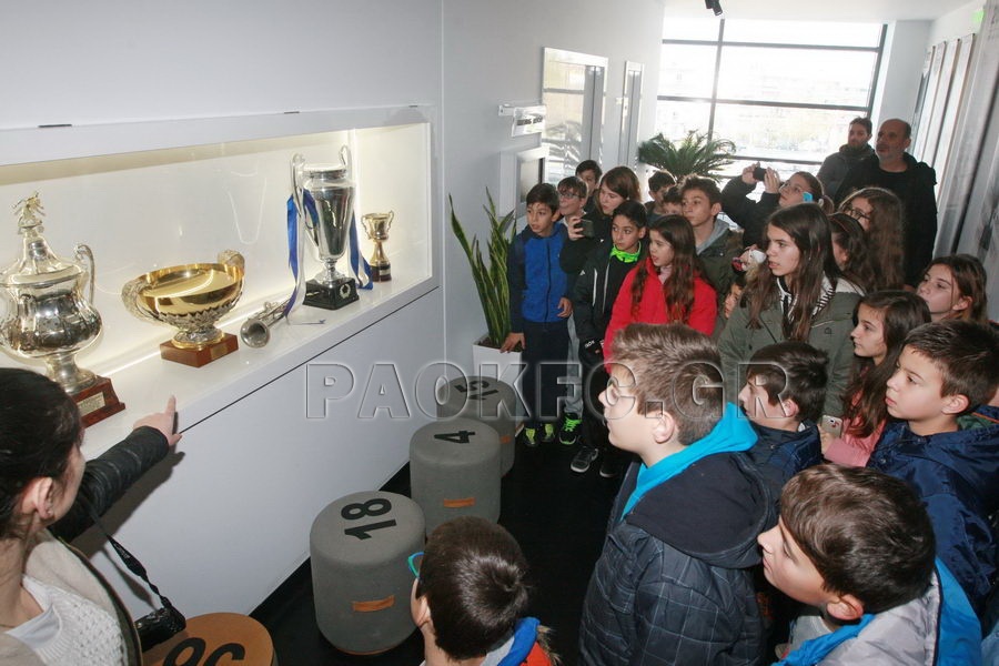 ΠΑΟΚ: Μοναδική επίσκεψη μαθητών στην Τούμπα (photos+video)