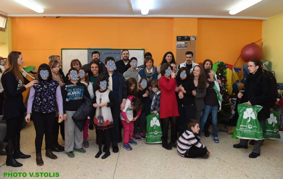 Παναθηναϊκός: Μοίρασε αγάπη σε παιδιά (photos)