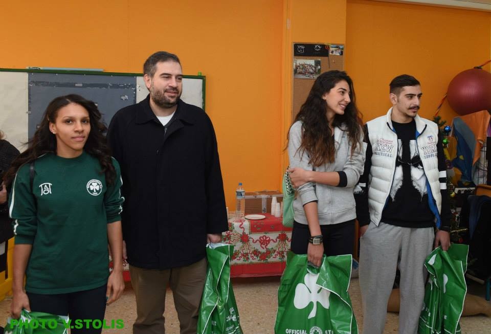 Παναθηναϊκός: Μοίρασε αγάπη σε παιδιά (photos)