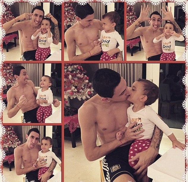 Μάντσεστερ Γιουνάιτεντ: Ποιον φιλάει στο στόμα ο Ντι Μαρία; (photo)