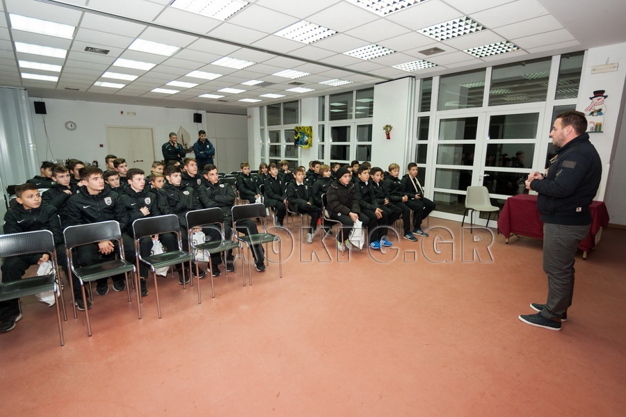 ΠΑΟΚ: Μοίρασαν χαμόγελα οι Κ14 και Κ12 (photos)